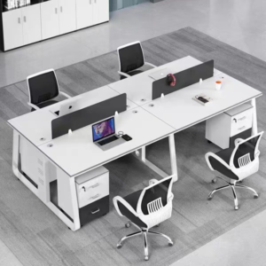 Modern Modular Office Workstation Customized Seater Staff Desk Cubicle Workstations Professional Office Furniture Supplier