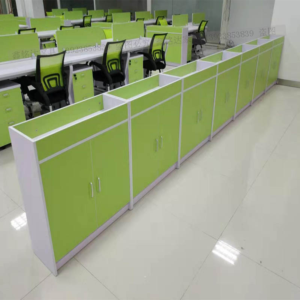 Modern Movable  Office Storage Workstation Organizer Locking File Cabinet Bookcase Metal Material File Cabine Factory